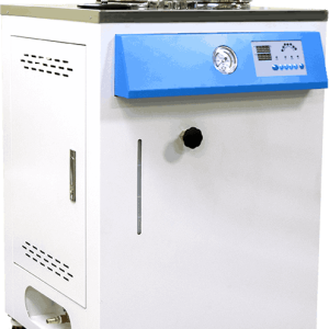 How to avoid running out of water while safely operating a steam sterilizer.