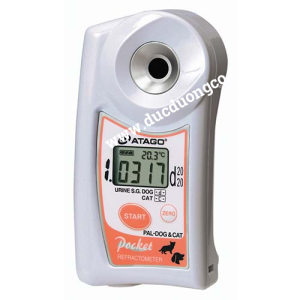 Khúc xạ kế điện tử đo tỉ trọng Urine S.G. cho chó và mèo (Chó: 1.0000 đến 1.0600 / Mèo 1.0000 đến 1.0800) ATAGO PAL-DOG&CAT