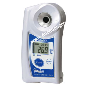Khúc xạ kế điện tử đo độ ngọt (0-53% Brix) Atago Pal-1