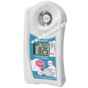 Khúc xạ kế điện tử đo Acid peracetic trong nước (10-1000ppm) Atago PAL-Peracetic acid
