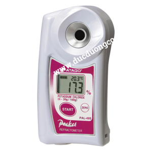 Khúc xạ kế điện tử đo nồng độ Potassium chloride g/100g (0.0 - 30.0%) ATAGO PAL-49S