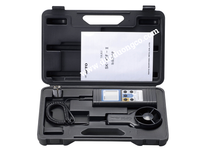 Máy đo tốc độ gió Sato SK-93F-II ( 0.70 đến 25.00 m/s)