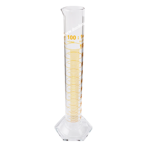 Ống đong thủy tinh đế lục giác Class A – Asone 100ml