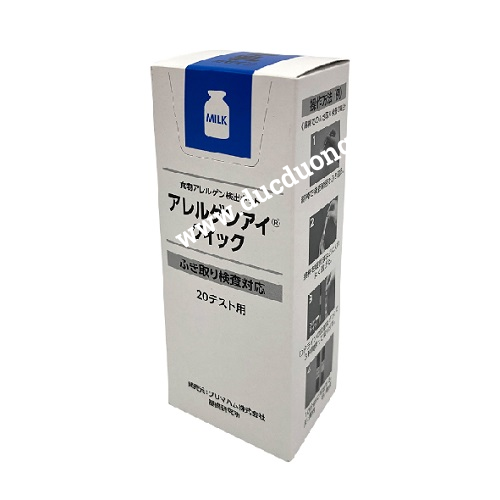Que thử phát hiện nhanh chất gây dị ứng của sữa, Allergeneye® Quick dùng cho bề mặt, Code: 027648 , 20 test/hộp