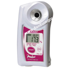 Khúc xạ kế điện tử đo nồng độ Sodium nitrate g/100g (0.0 - 35.0%) ATAGO PAL-61S