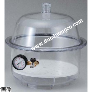 Plastic Desiccator with Pressure Gauge (Inner Diameter 297mm)