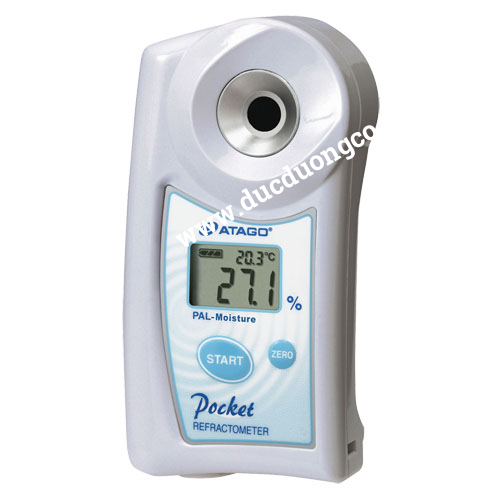 Khúc xạ kế điện tử đo độ ẩm g/100g (7.0 - 100.0%) ATAGO PAL-Moisture