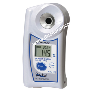 Khúc xạ kế điện tử đo hàm lượng Magnesium chloride (MgCl2) (0.0 - 30.0%) và chỉ số khúc xạ  ATAGO PAL-43S