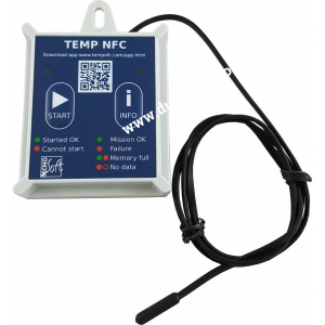 Bộ ghi dữ liệu nhiệt độ  TS01TNFCRE  dây dẫn 70cm + đầu dò 2cm