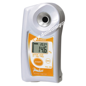 Khúc xạ kế điện tử đo nồng độ Acid Acetic (0.0 - 20.0%) ATAGO PAL-30S