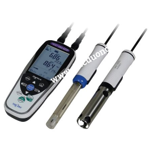Máy đo đa chỉ tiêu 2 kênh cầm tay Mylana MM-42DP, đi kèm điện cực đo pH và Độ dẫn điện (EC)