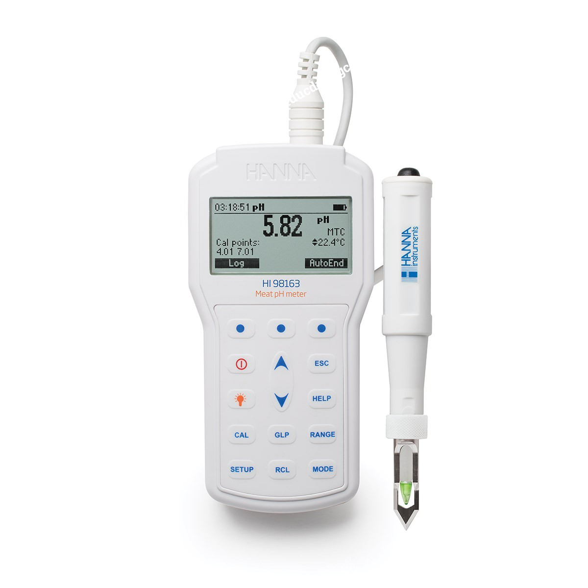 Máy Đo pH/Nhiệt Độ Trong Thịt