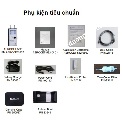 Máy đo nồng độ bụi cầm tay MetOne Aerocet 532