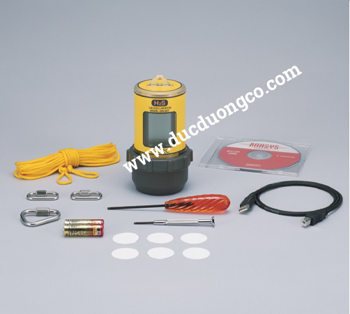 Bộ Ghi Dữ Liệu Khí Hydrogen Sulfide H2S 0 - 3000ppm Gastec GHS-8AT3000