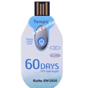 Data logger ghi nhiệt độ -30°C ~ +60°C Model: TempU02, Tzone digital