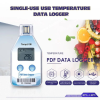 Data logger ghi nhiệt độ -30°C ~ +60°C Model: TempU08, Tzone digital