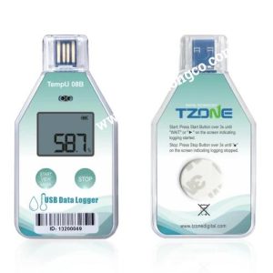 Data logger ghi nhiệt độ và độ ẩm -30°C ~ +60°C; 5% ~ 95% RH Model: TempU08B, Tzone digital