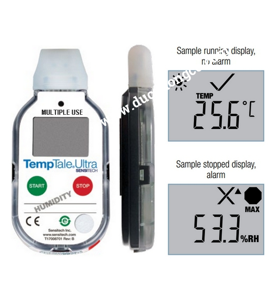 Thiết bị ghi nhiệt độ và độ ẩm TempTale® Ultra - Sensitech